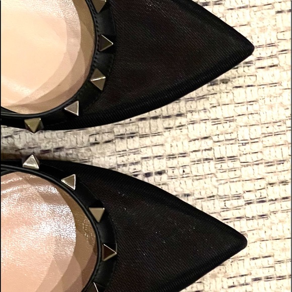 SOLD! Valentino Rockstud Mesh Ballet Flats - Picture 6 of 7